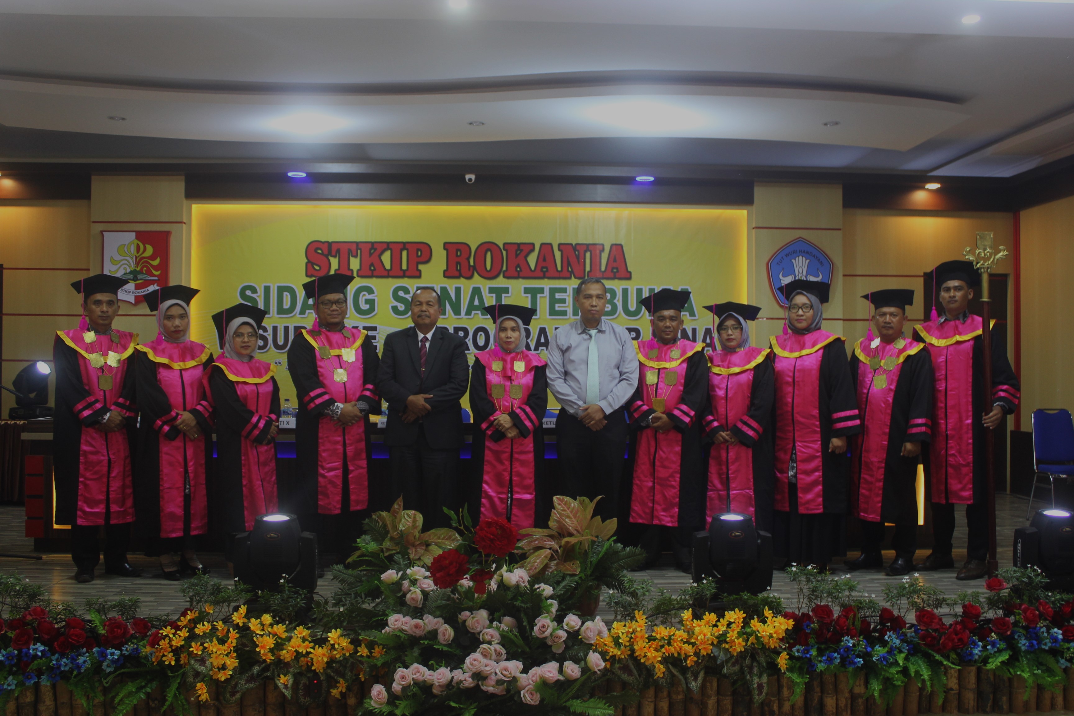 Sidang Senat Terbuka Wisuda ke-5 Program Sarjana S1 STKIP Rokania