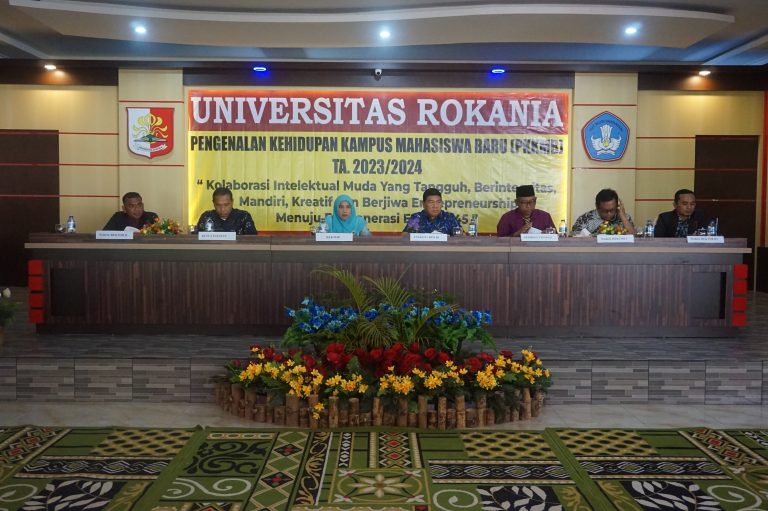 PENGENALAN KEHIDUPAN KAMPUS BAGI MAHASISWA BARU (PKKMB) UNIVERSITAS ROKANIA 2023