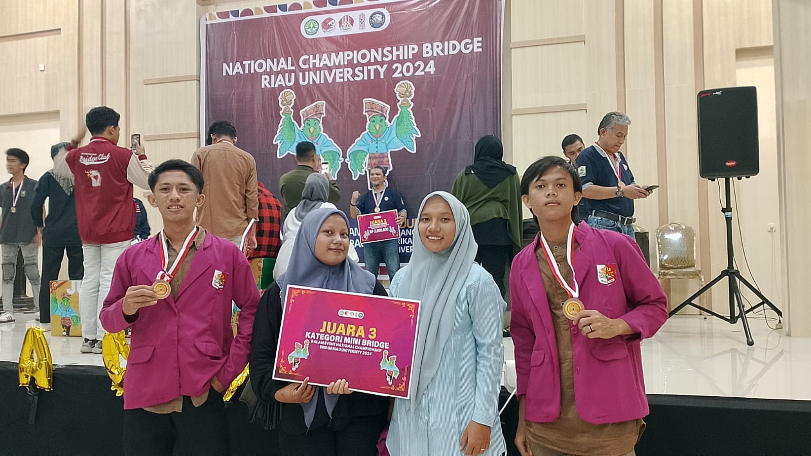 Unit Kegiatan Mahasiswa Bridge Club Rokania (BCR) Mengikuti Mini Bridge dalam Nasional Championship 